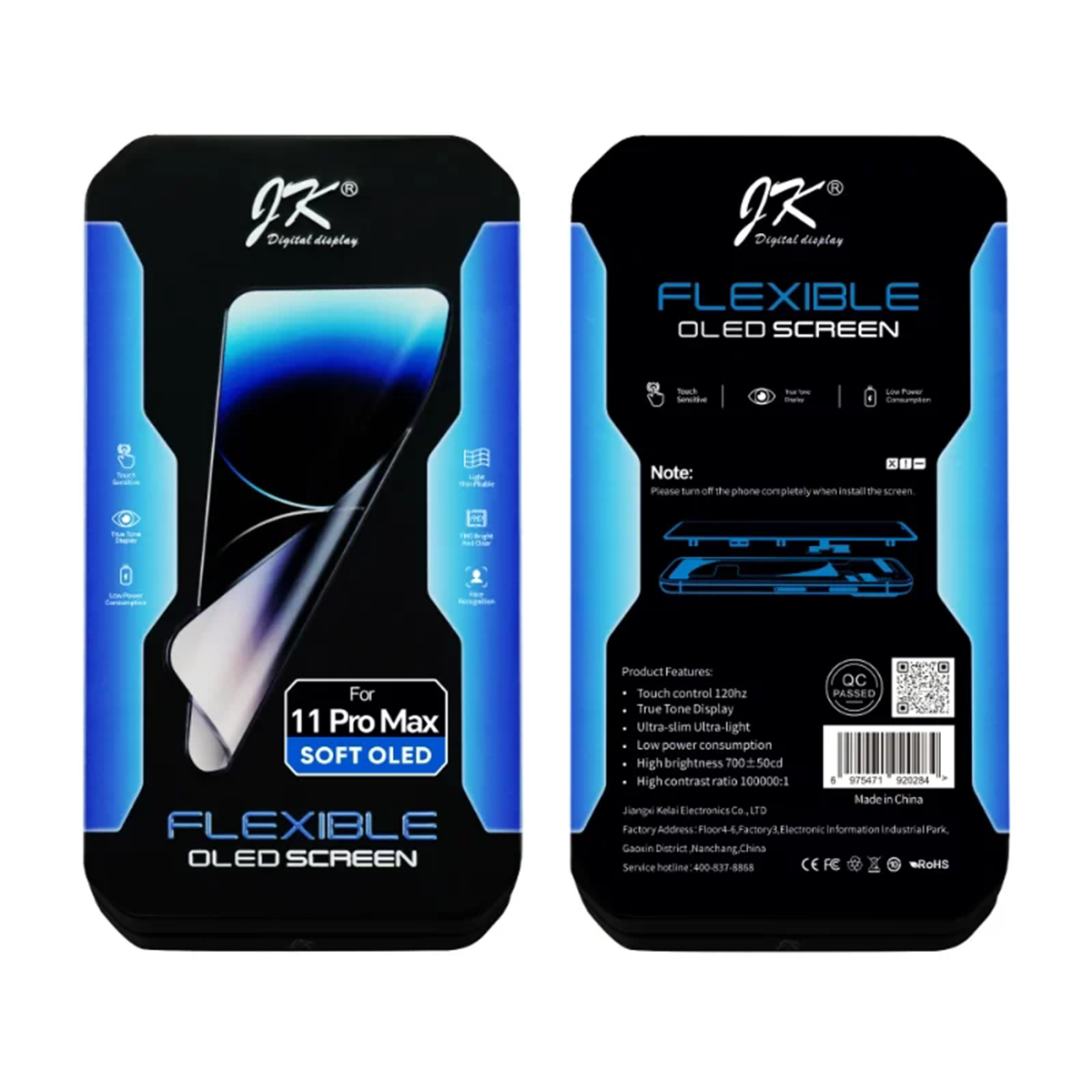 Pantalla Soft OLED JK de repuesto para iPhone 11 Pro Max — imagen 2