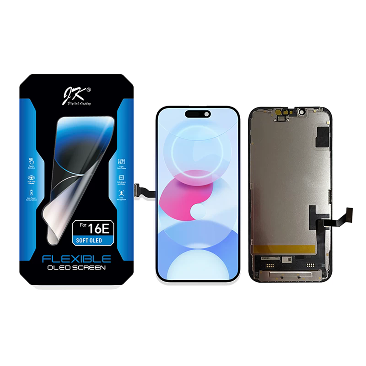 Pantalla Soft OLED JK de repuesto para iPhone 16e — imagen 3
