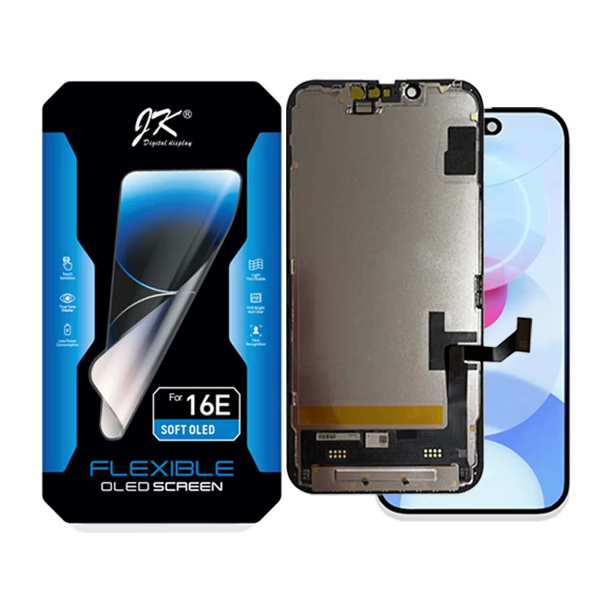 Pantalla Soft OLED JK de repuesto para iPhone 16e — imagen 5