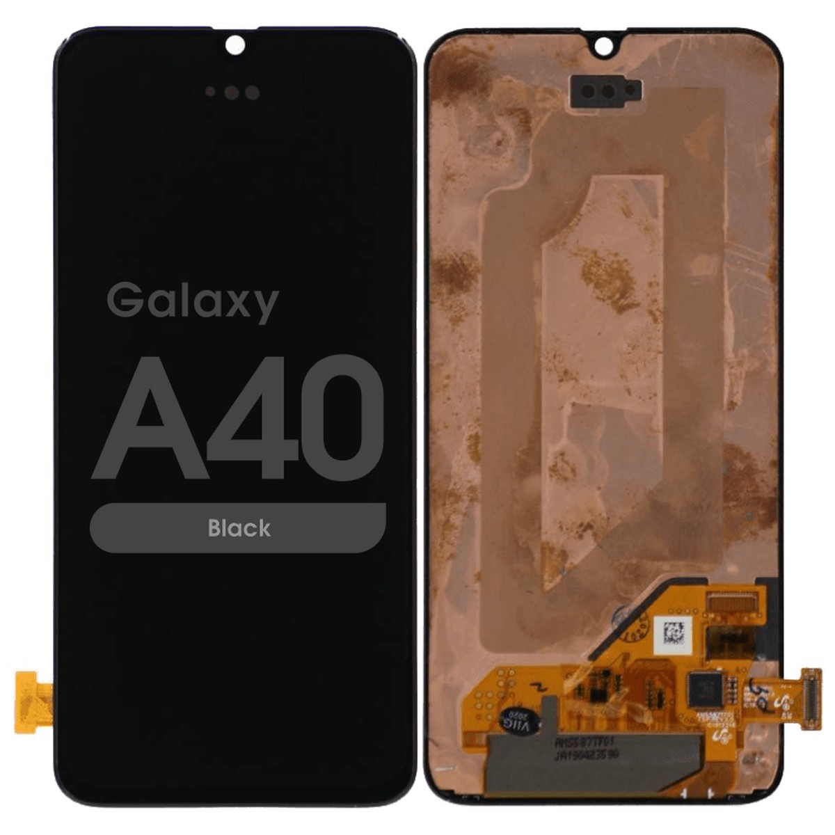 Pantalla LCD con táctil sin marco para Galaxy A40 (A405), Black