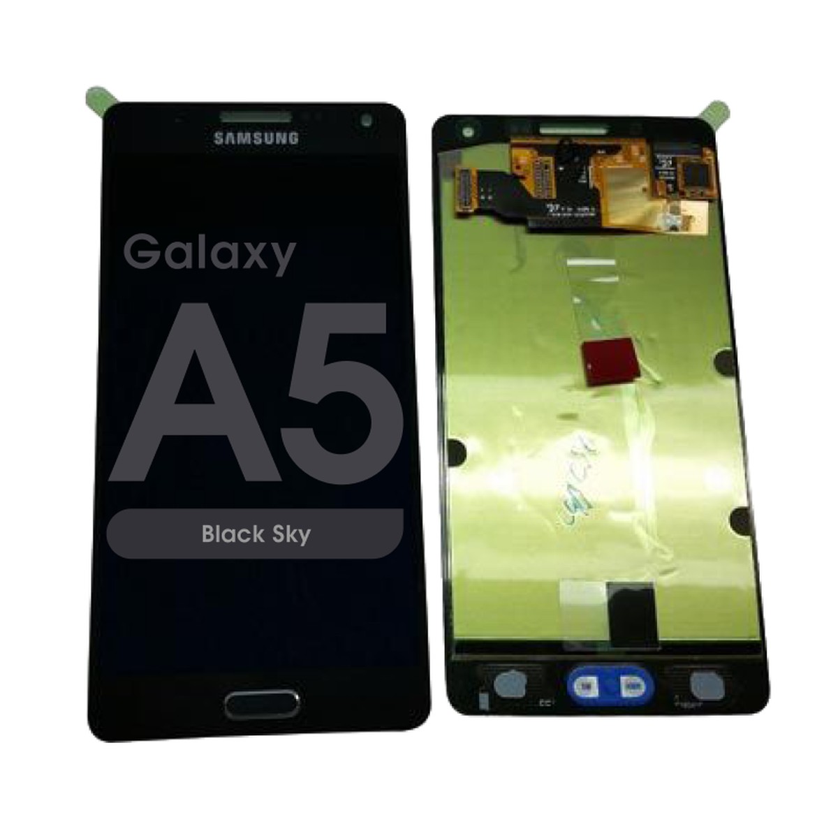 Pantalla LCD con táctil sin marco para Galaxy A5 (A500), Black Sky