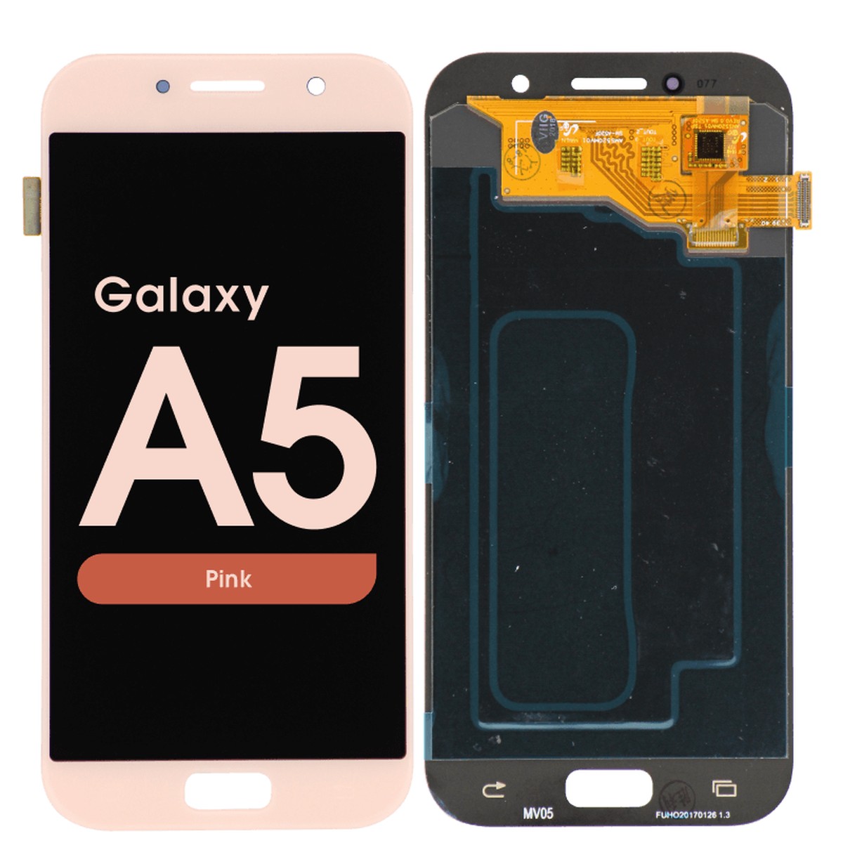 Pantalla LCD con táctil sin marco para Galaxy A5 (A520), Pink