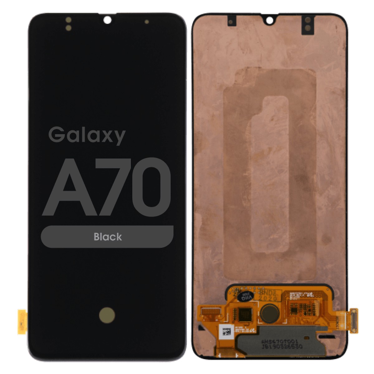 Pantalla LCD con táctil sin marco para Galaxy A70 (A705), Black
