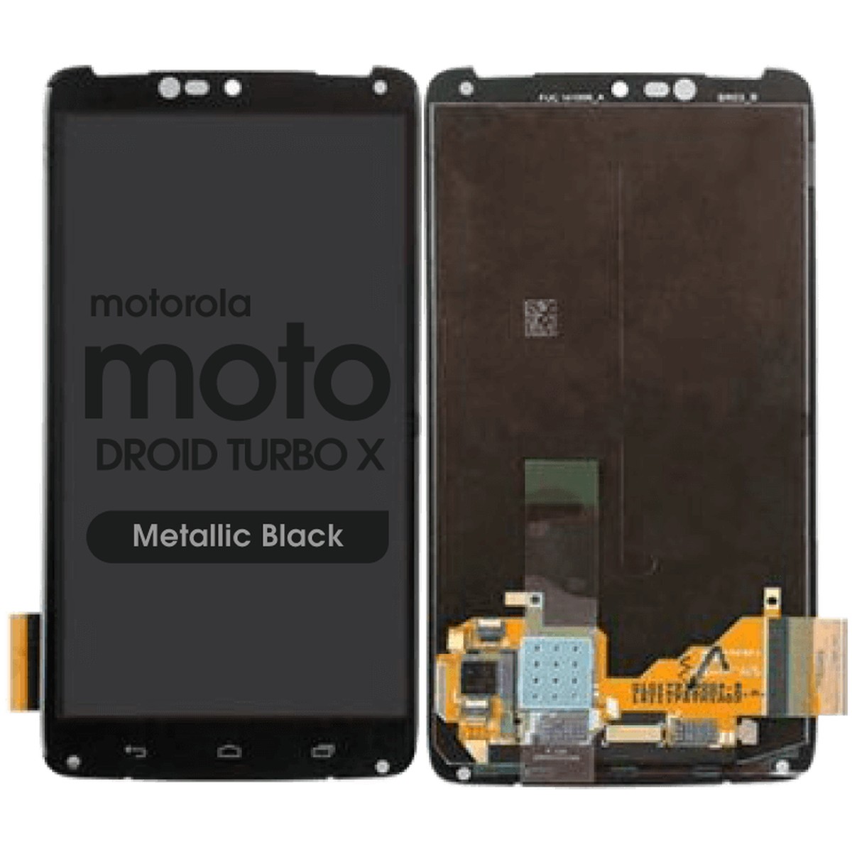 Pantalla LCD con táctil sin marco para Moto Droid Turbo X (XT1254), Metallic Black