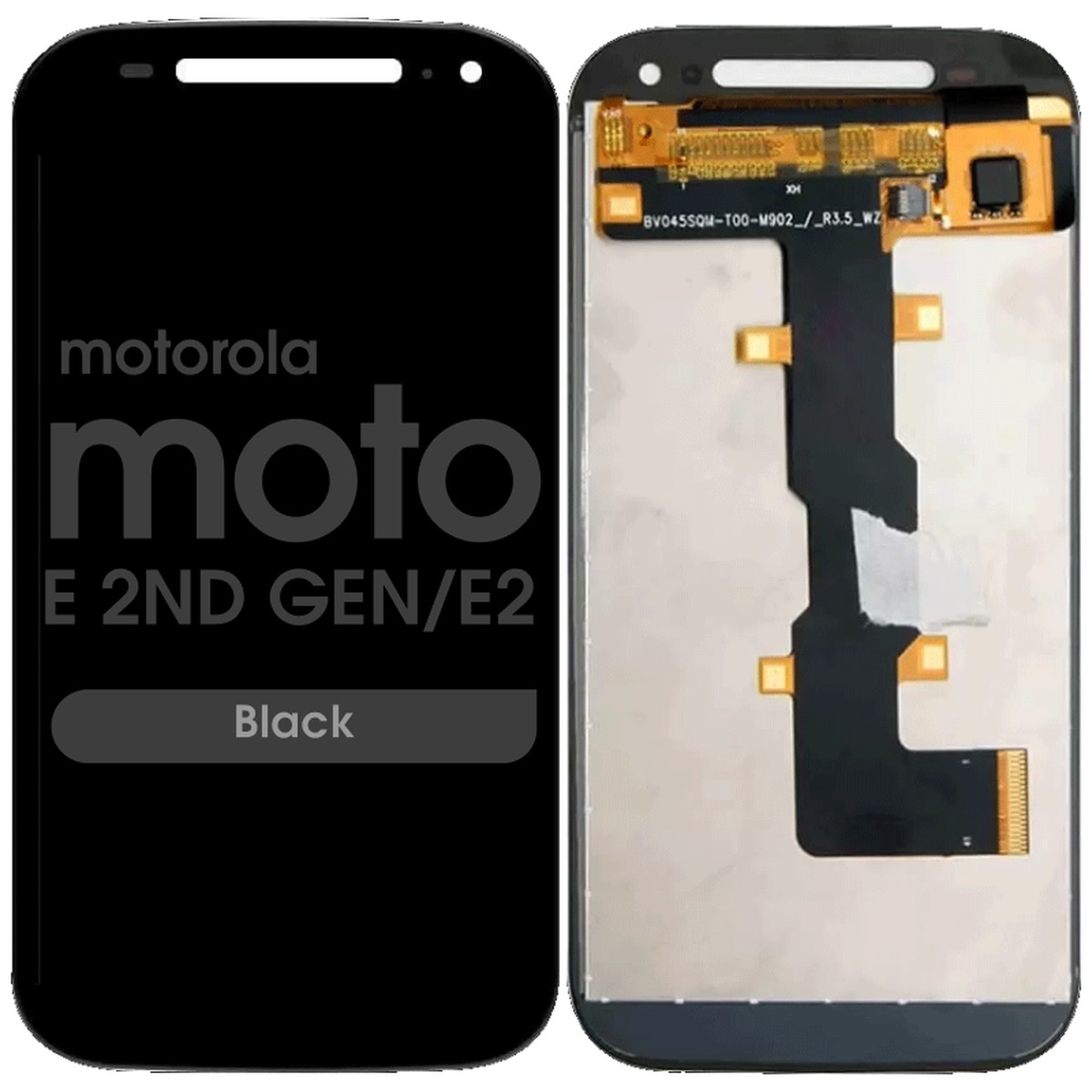 Pantalla LCD con táctil sin marco para Moto E 2nd Gen / E2 (XT1505), Black
