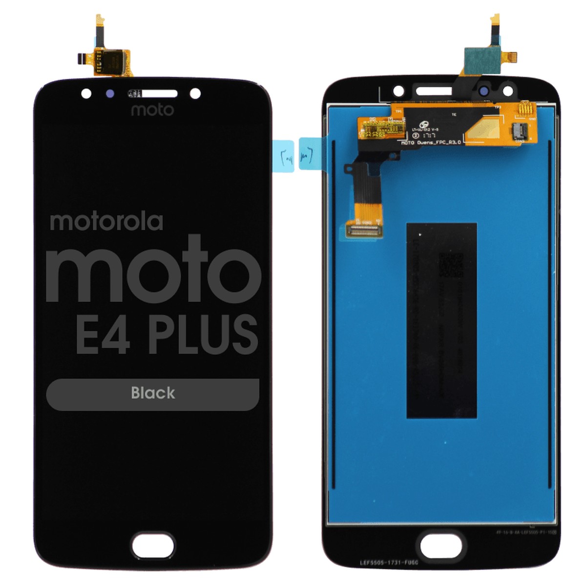 Pantalla LCD con táctil sin marco para Moto E4 Plus (XT1774), Black (Premium)