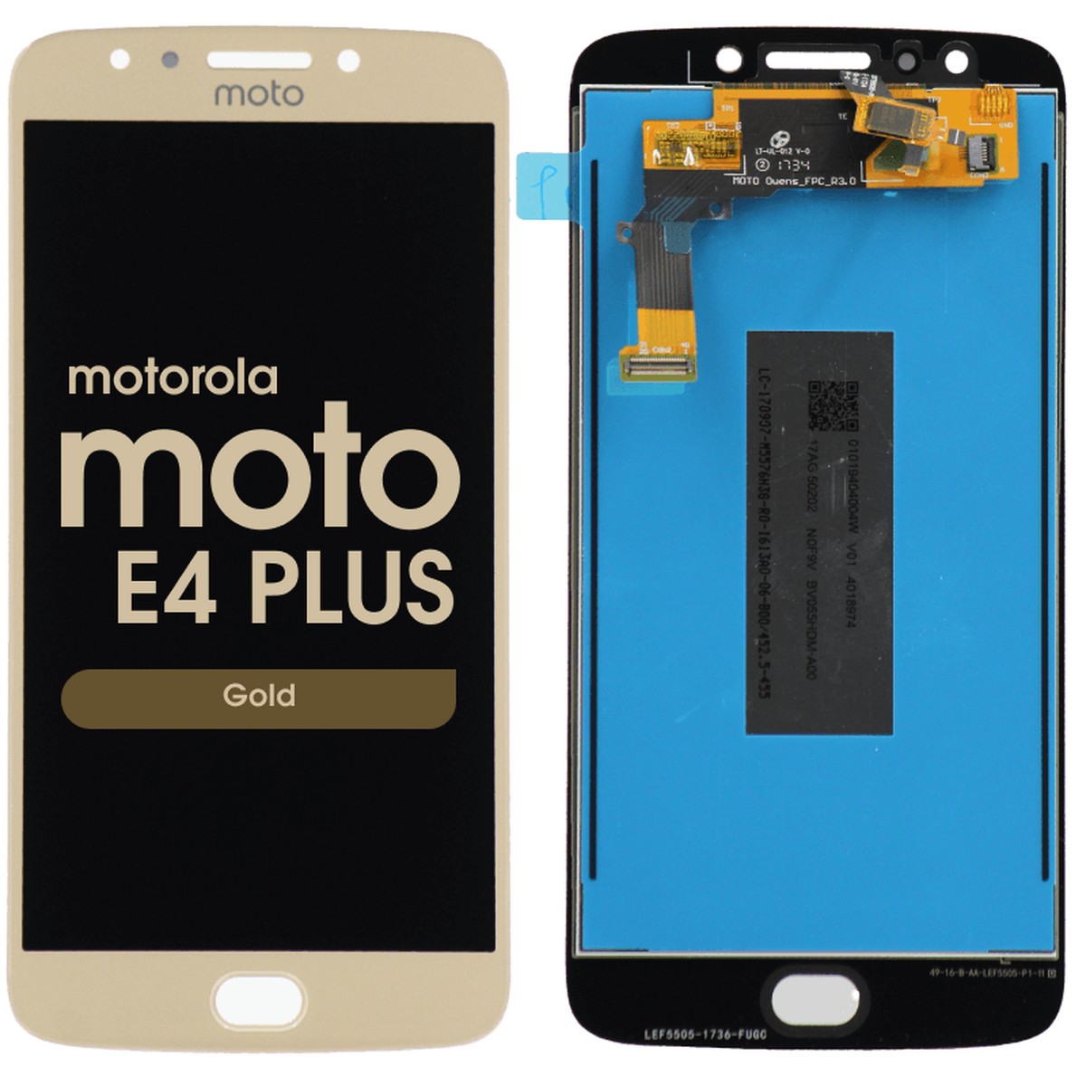 Pantalla LCD con táctil sin marco para Moto E4 Plus (XT1774), Gold