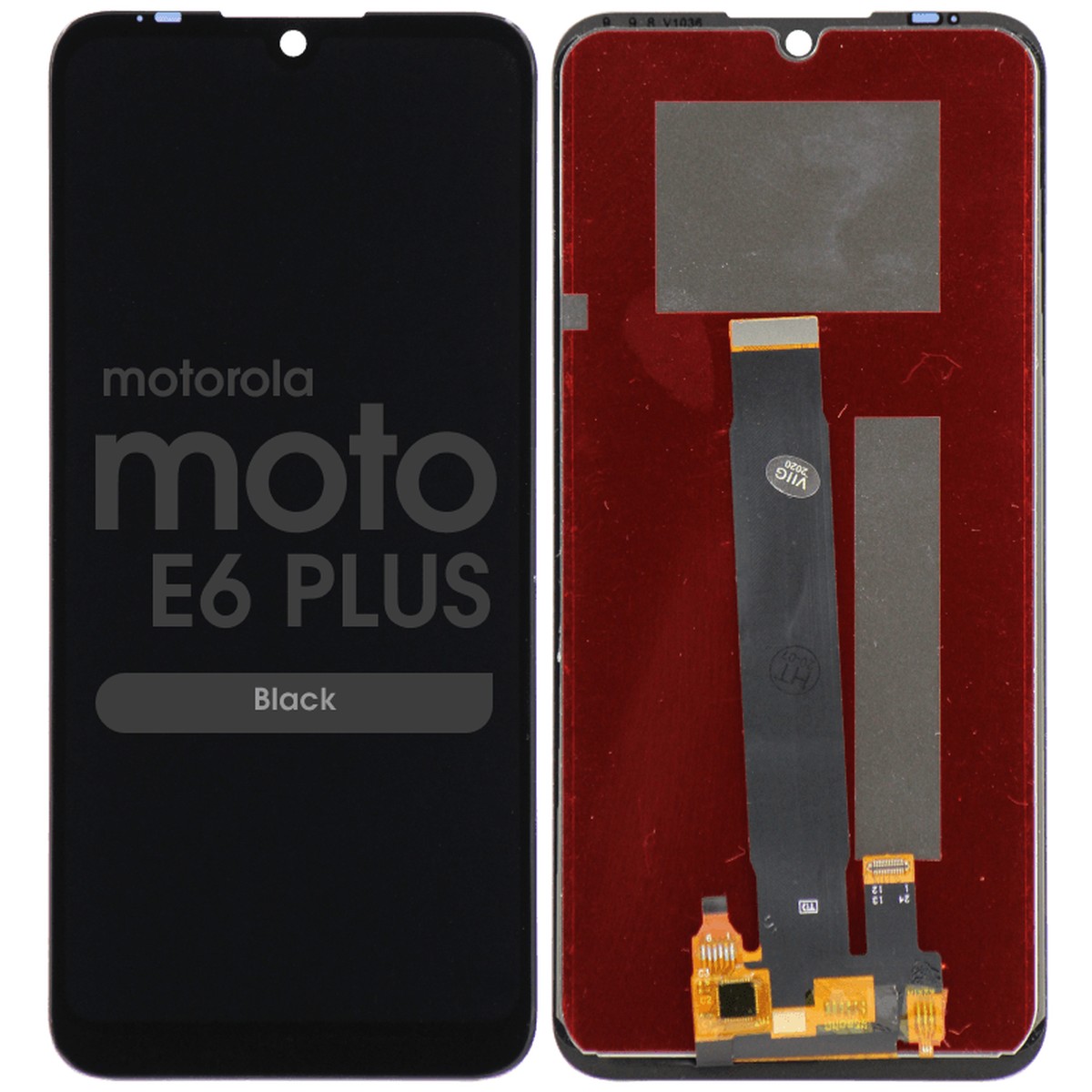 Pantalla LCD con táctil sin marco para Moto E6 Plus (XT2025), Black