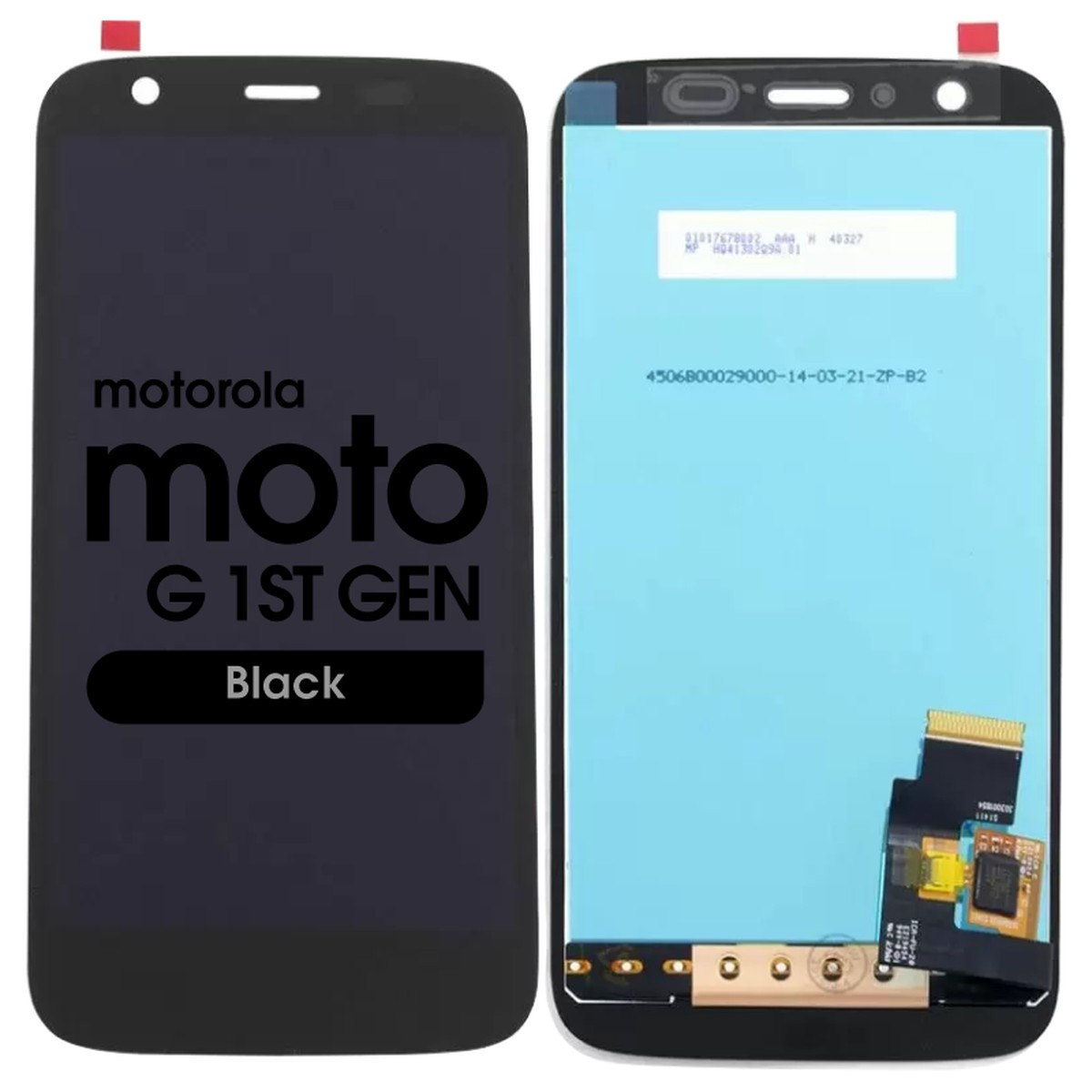 Pantalla LCD con táctil sin marco para Moto G 1st Gen (XT1032), Black
