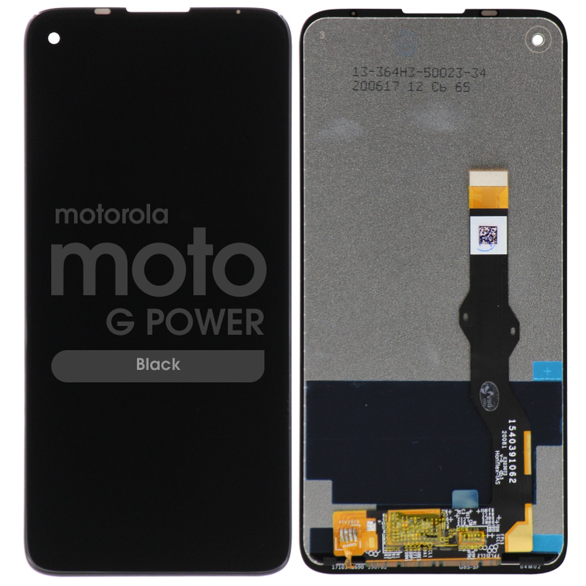 Pantalla LCD con táctil sin marco para Moto G Power (XT2041-4), Black
