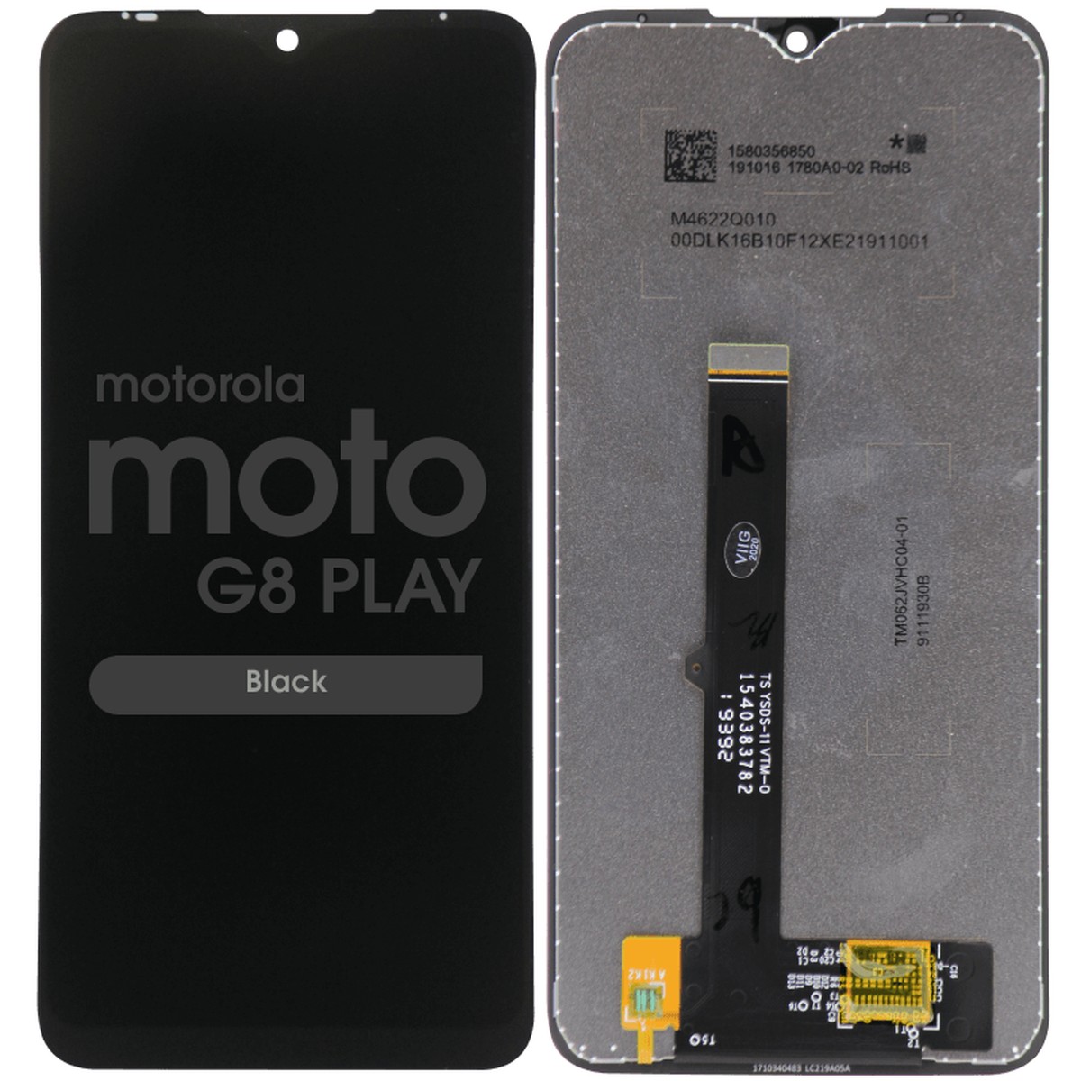 Pantalla LCD con táctil sin marco para Moto G8 Play, Black