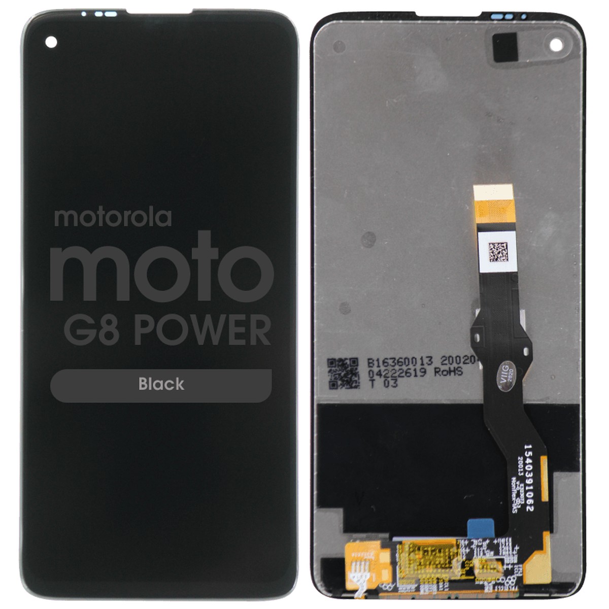 Pantalla LCD con táctil sin marco para Moto G8 Power, Black