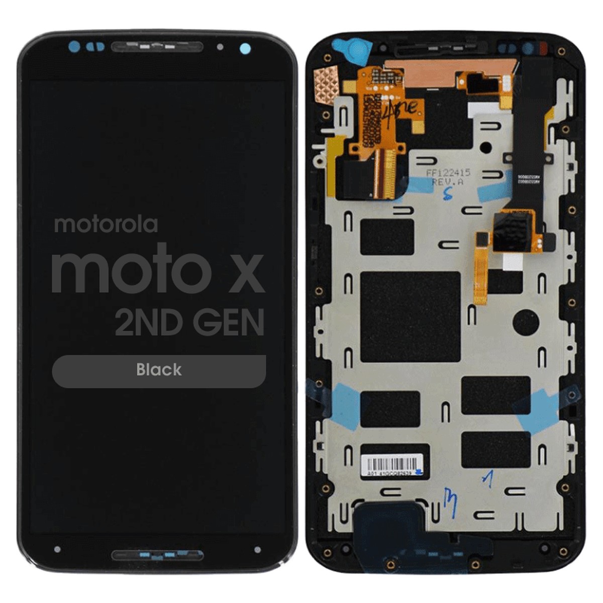 Pantalla LCD con táctil sin marco para Moto X 2nd Gen (XT1092), Black