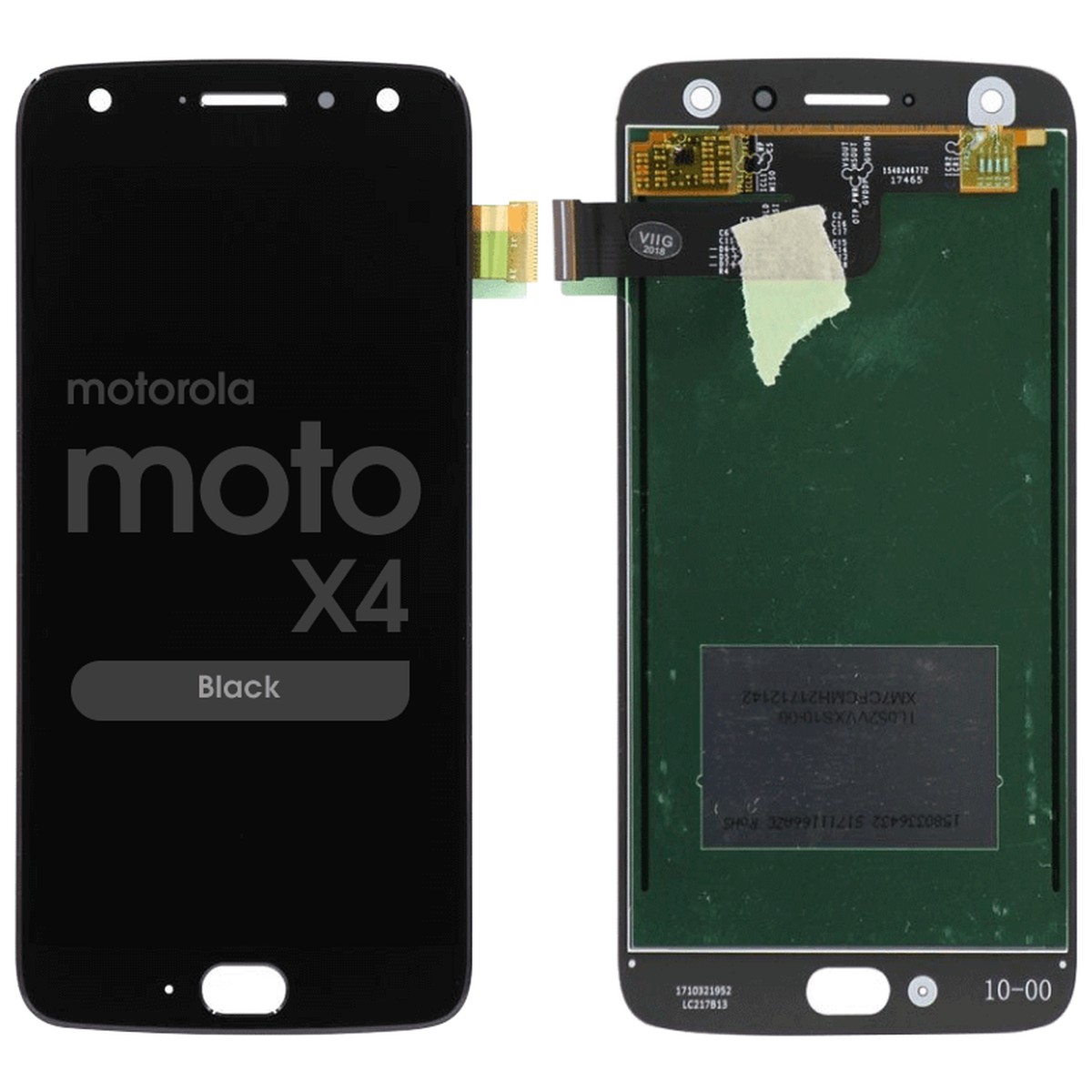 Pantalla LCD con táctil sin marco para Moto X4, Black