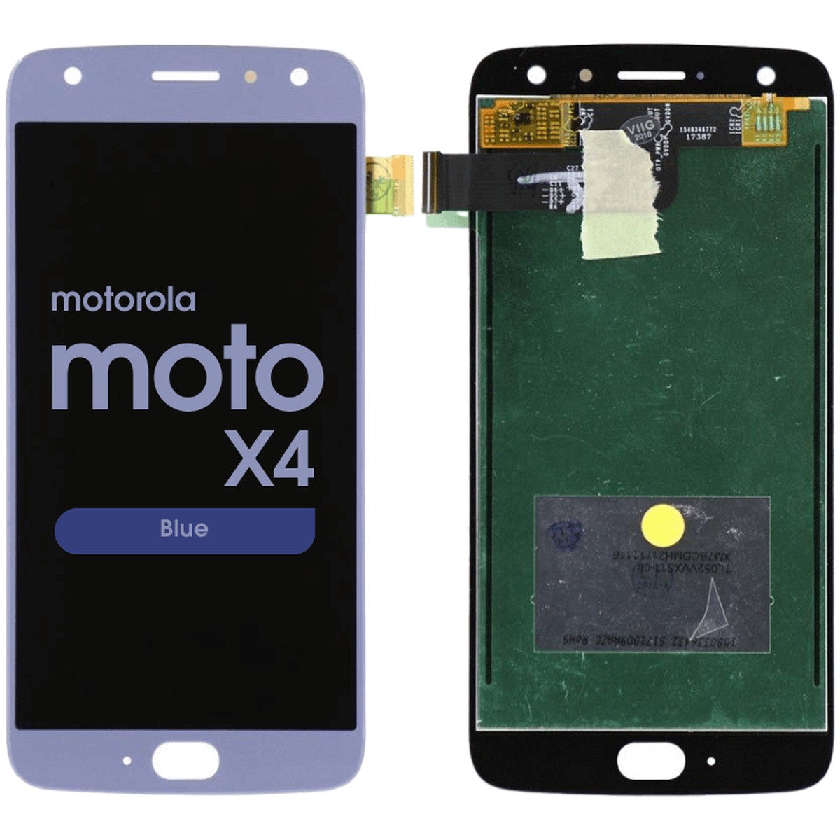 Pantalla LCD con táctil sin marco para Moto X4, Blue