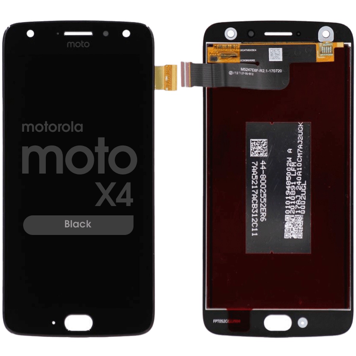 Pantalla LCD con táctil sin marco para Moto X4 (XT1900-01), Black