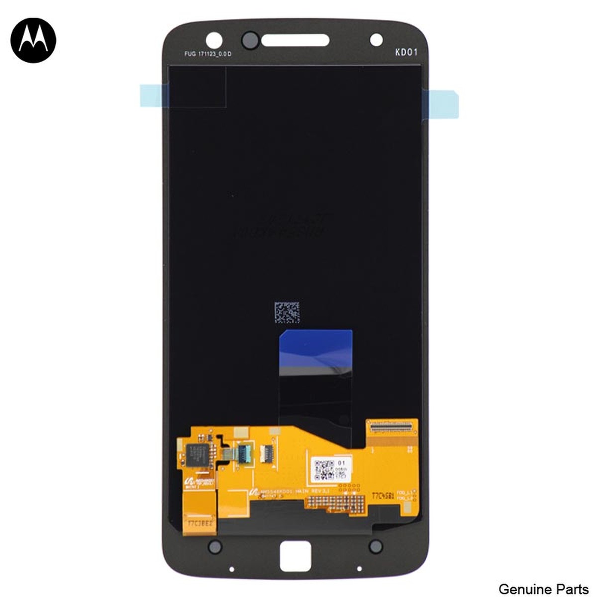 Pantalla LCD con táctil sin marco para Moto Z Droid (XT1650-01), 03 / Black (Premium) — imagen 3