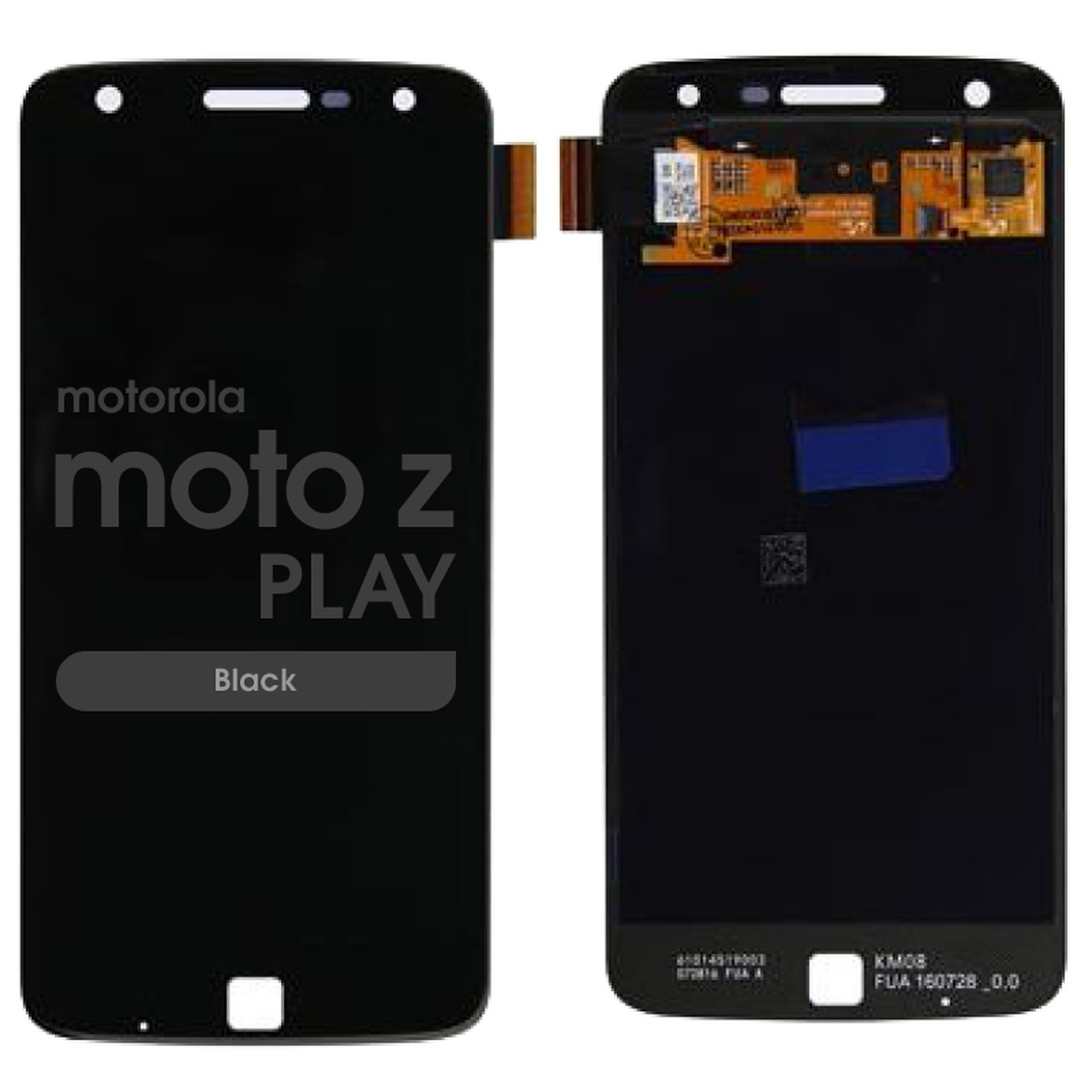 Pantalla LCD con táctil sin marco para Moto Z Play, Black