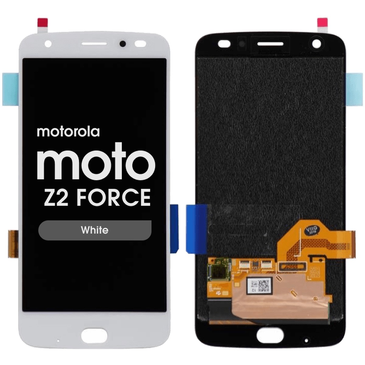 Pantalla LCD con táctil sin marco para Moto Z2 Force (XT1789), White