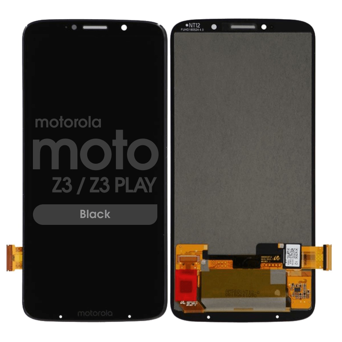 Pantalla LCD con táctil sin marco para Moto Z3 / Moto Z3 Play (XT1929), Black