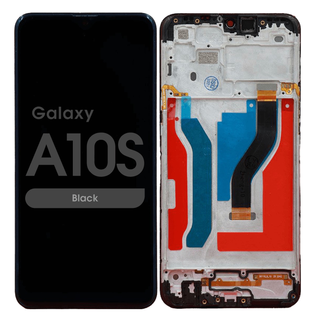 Pantalla LCD con táctil + marco para Galaxy A10s, A107 /2019 / Black