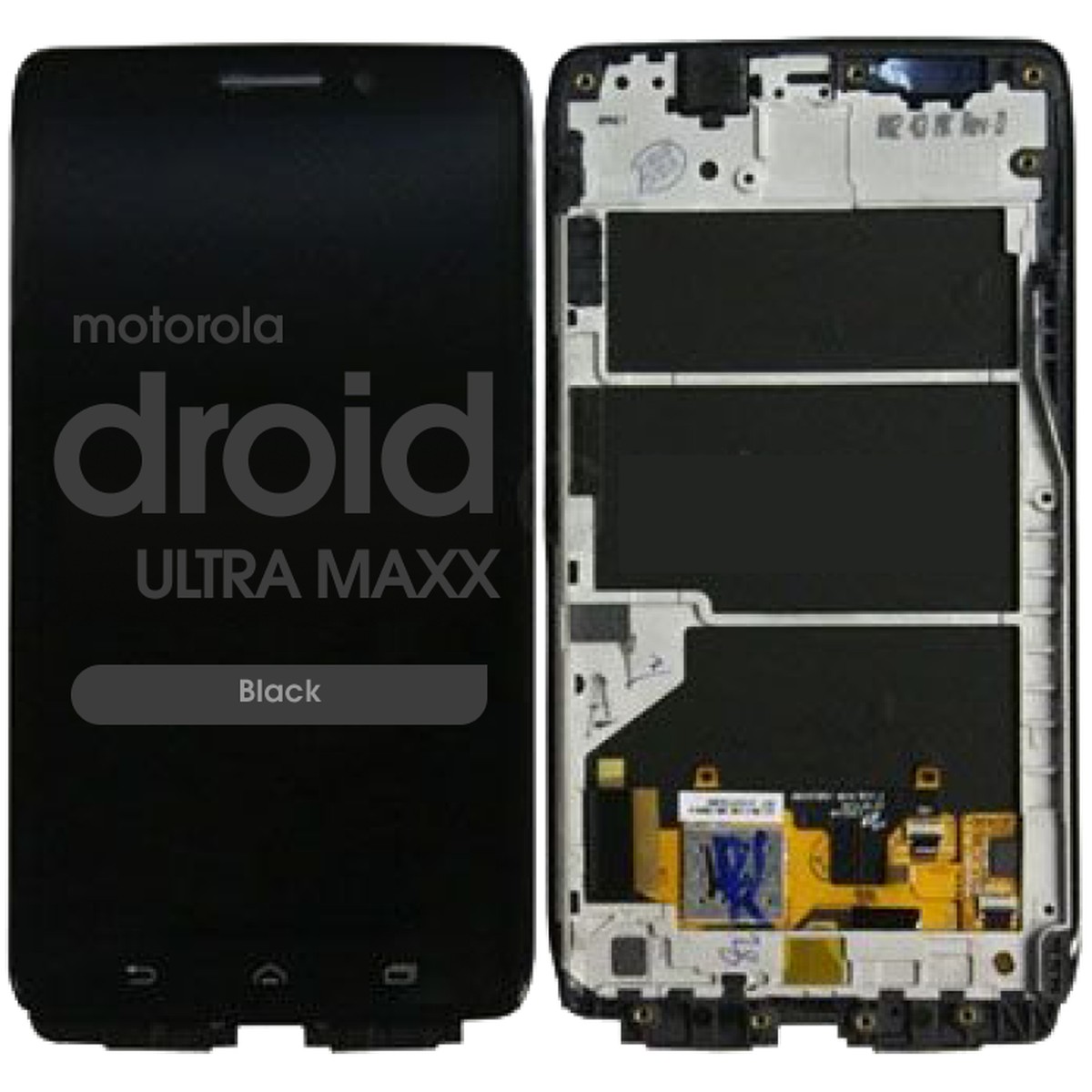 Pantalla LCD con táctil + marco para Moto Droid Ultra MAXX (XT1080), Black