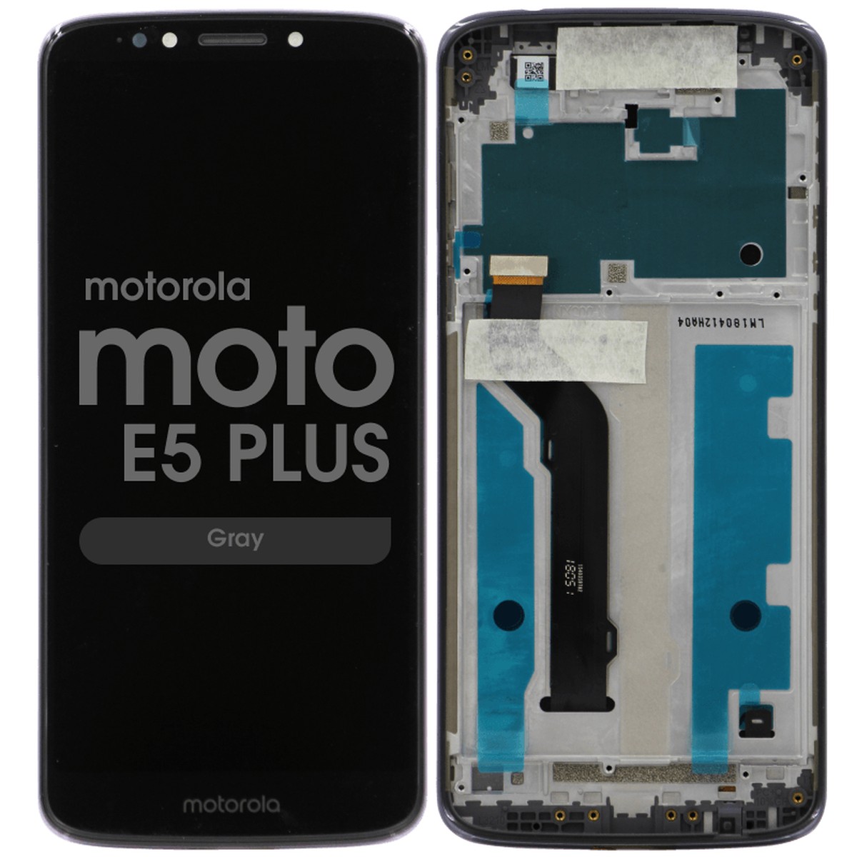 Pantalla LCD con táctil + marco para Moto E5 Plus (XT1924), Gray