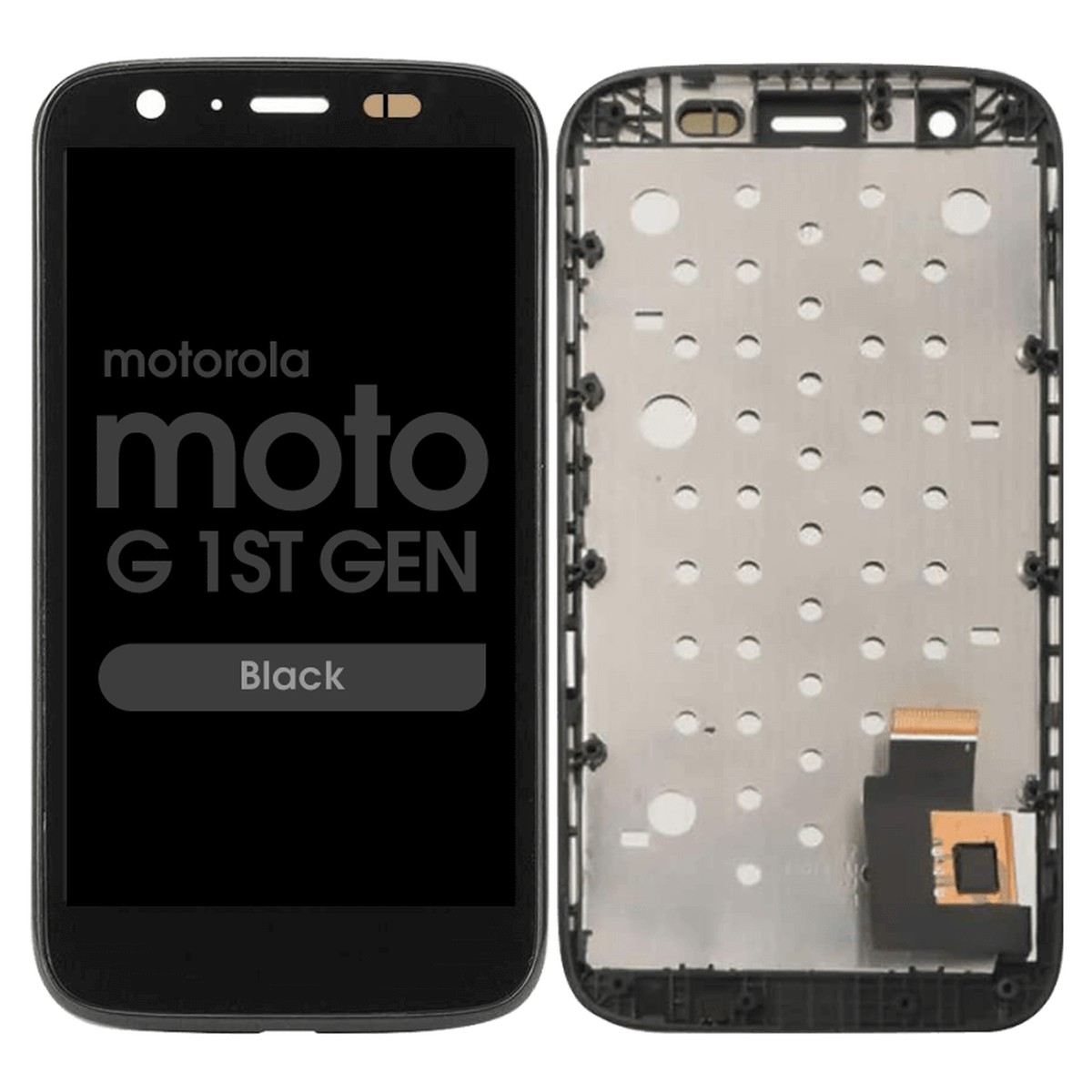 Pantalla LCD con táctil + marco para Moto G 1st Gen (XT1032), Black
