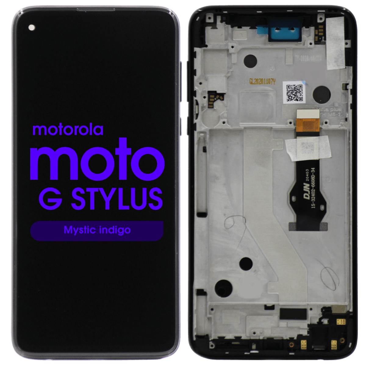Pantalla LCD con táctil + marco para Moto G Stylus (XT2043), Mystic indigo