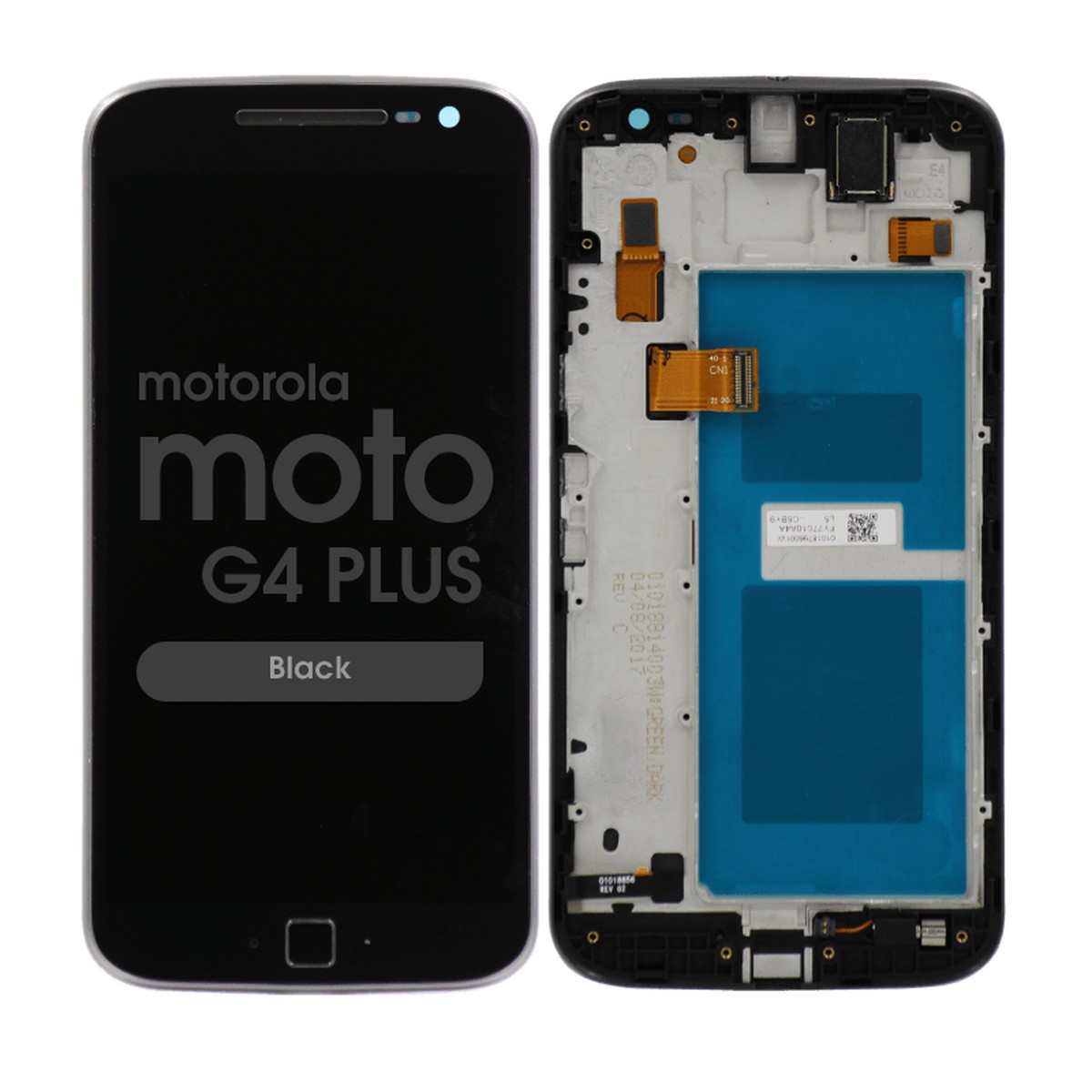 Pantalla LCD con táctil + marco para Moto G4 Plus (XT1640), Black