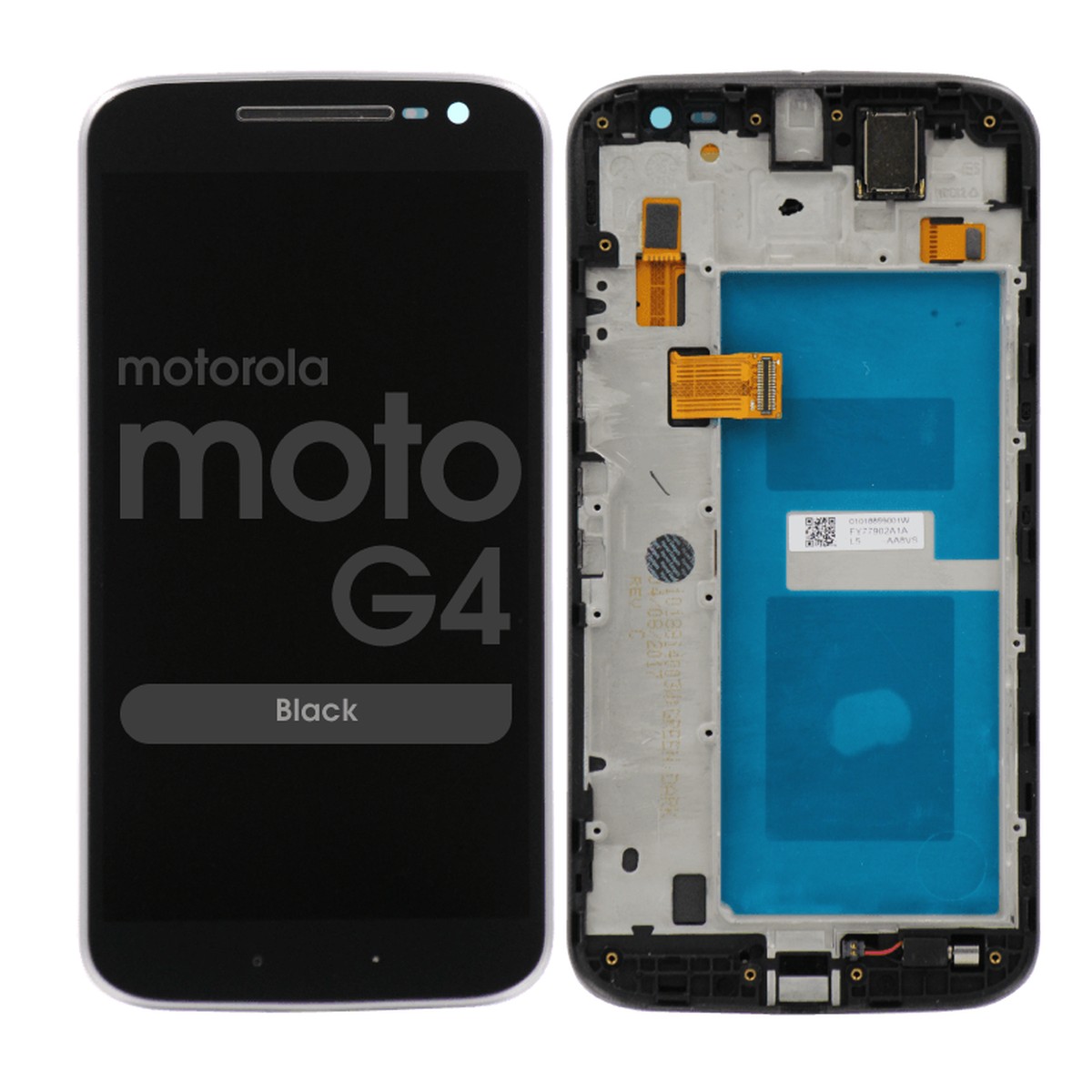 Pantalla LCD con táctil + marco para Moto G4 (XT1625), Black