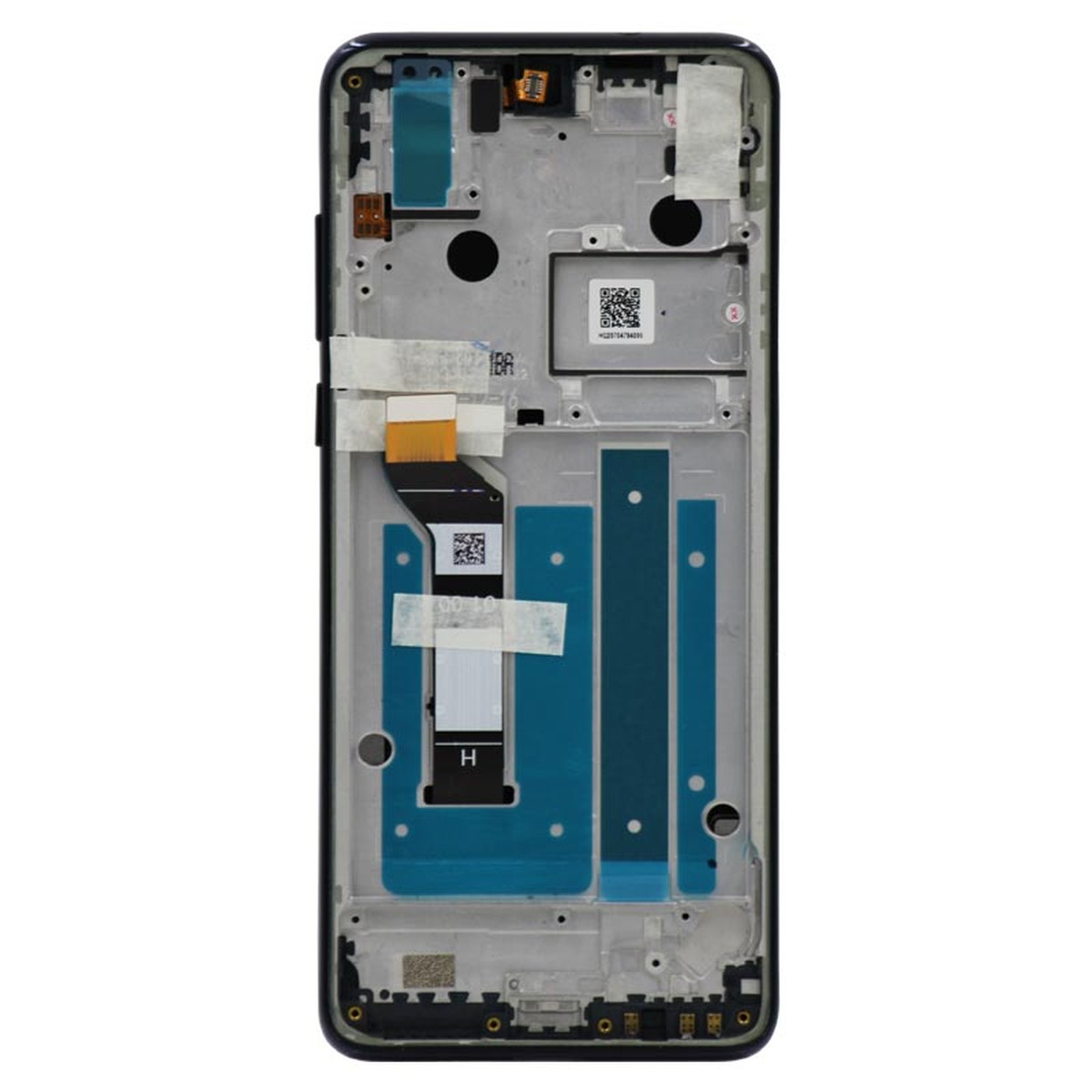 Pantalla LCD con táctil + marco para Moto One Action (XT2013-1), Denim Blue — imagen 3