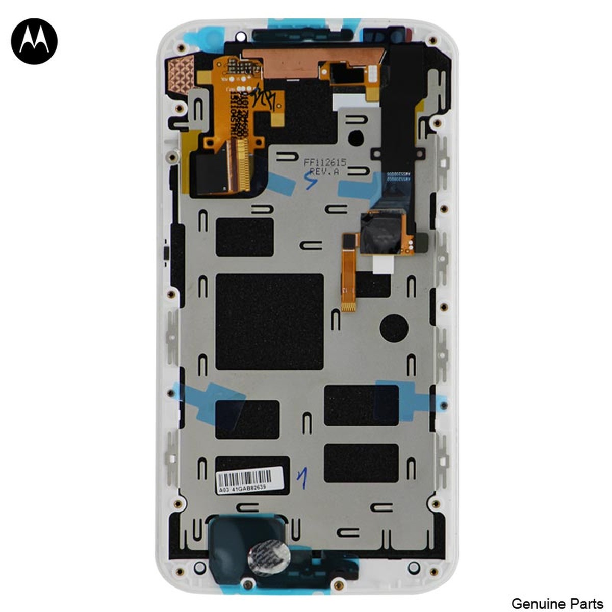 Pantalla LCD con táctil + marco para Moto X 2nd Gen (XT1092), White — imagen 3