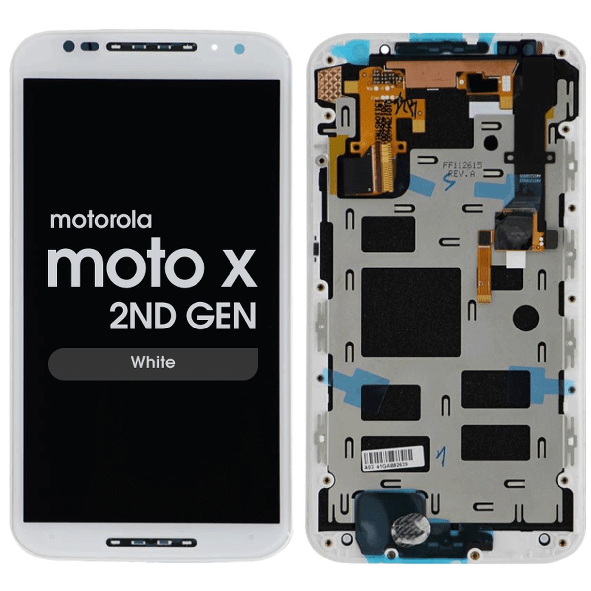Pantalla LCD con táctil + marco para Moto X 2nd Gen (XT1092), White