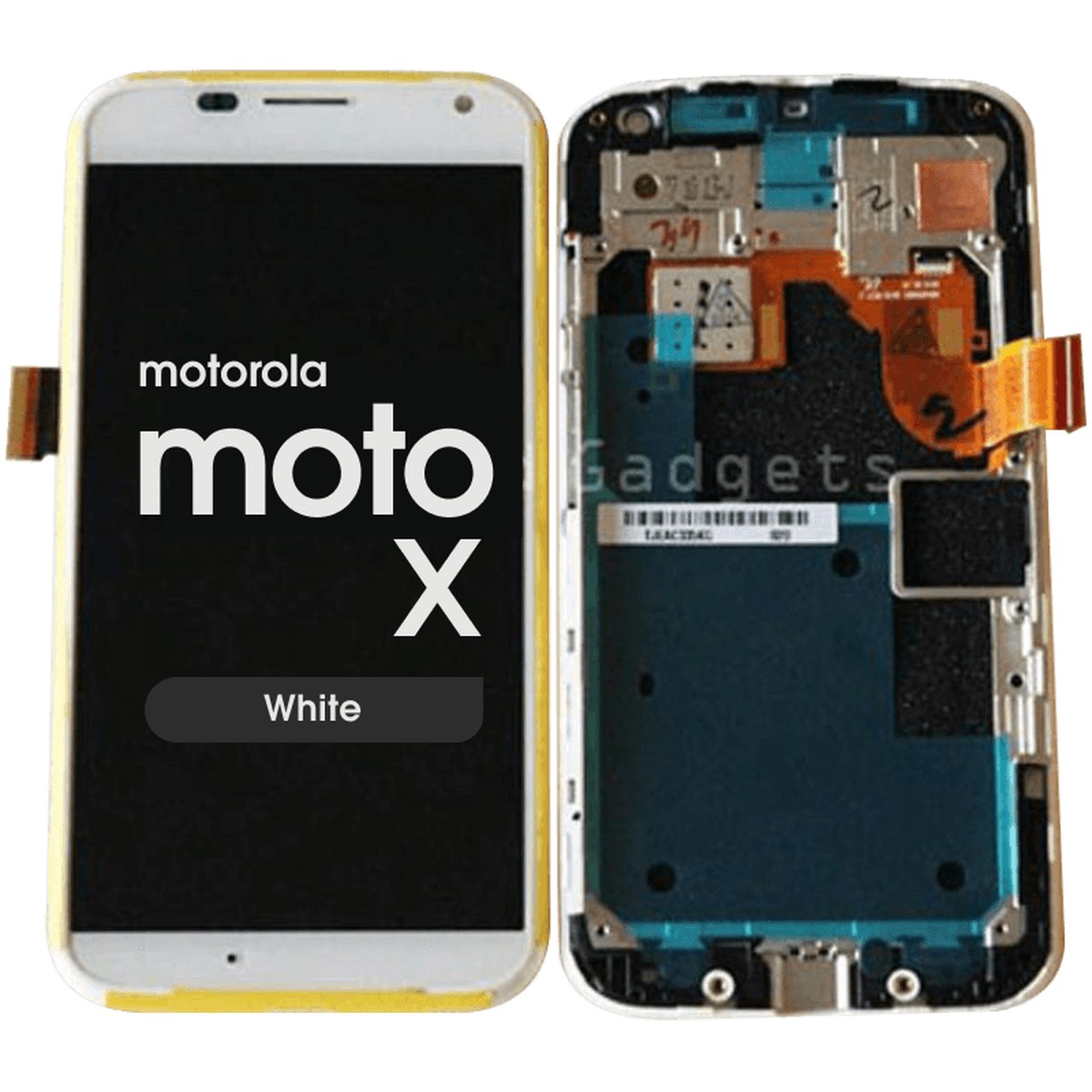 Pantalla LCD con táctil + marco para Moto X (XT1060), White
