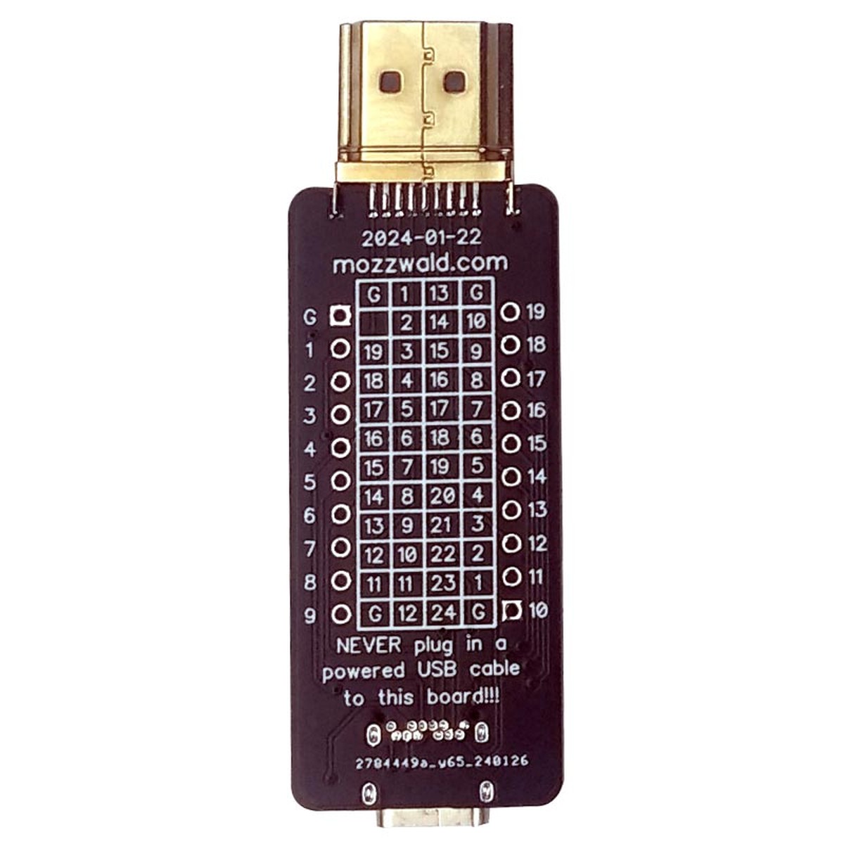 Adaptador HDMI Mechanic para T-824 Probador