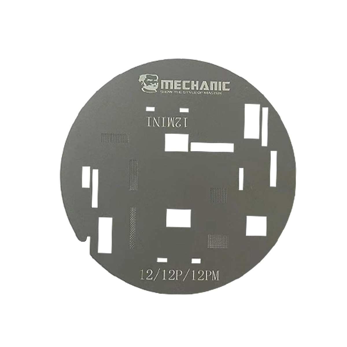 Plantilla de acero UFO Mechanic para protección de pantalla LCD de iPhone 11 hasta 13 Pro Max (3 pcs) — imagen 2