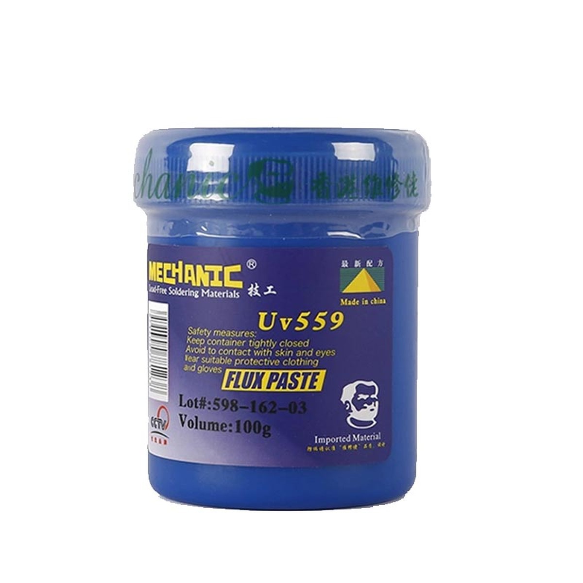 Pasta de flux neutro Uv559 Mechanic (100g)