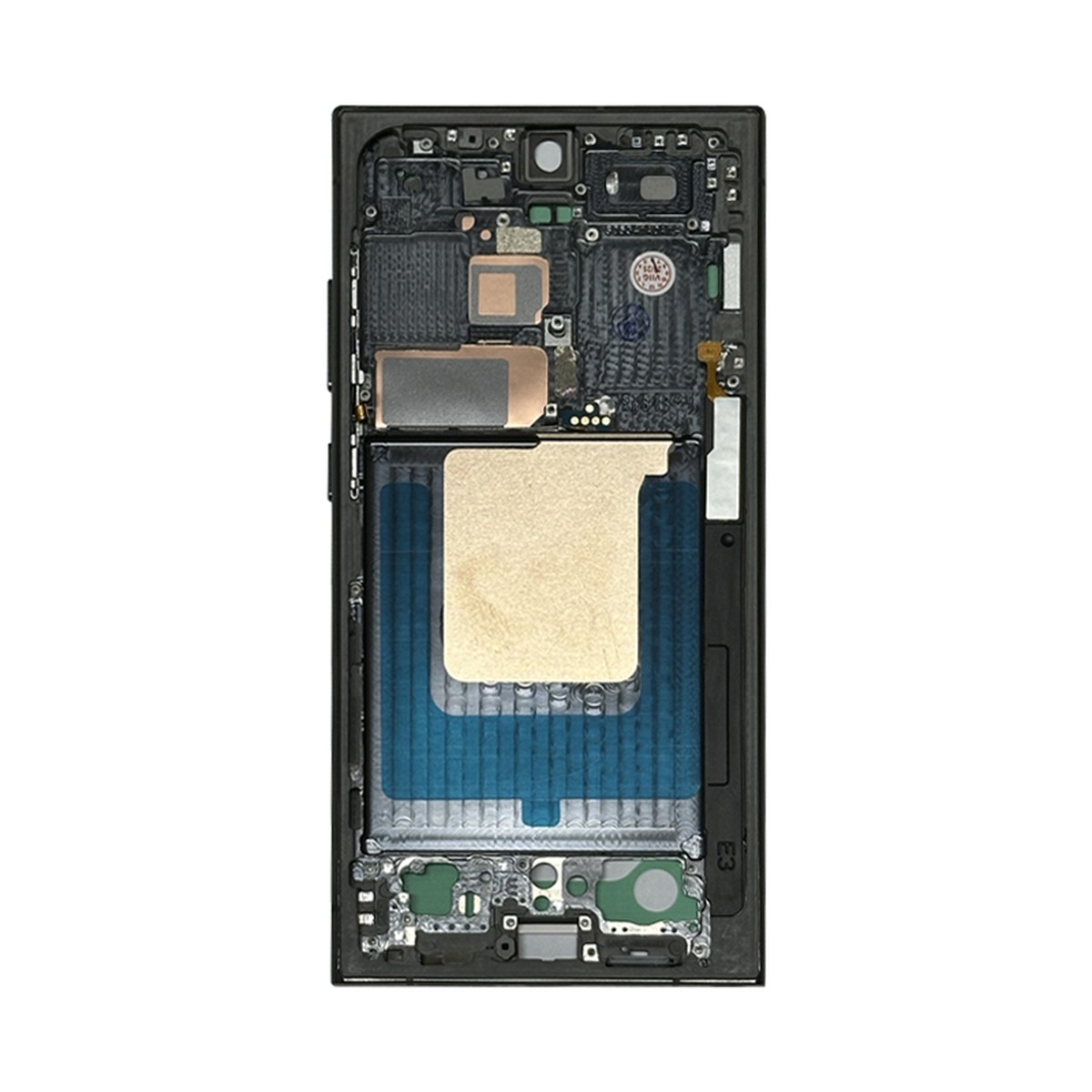 Marco intermedio para Galaxy S24 Ultra (S928), Versión US, Titanium Black