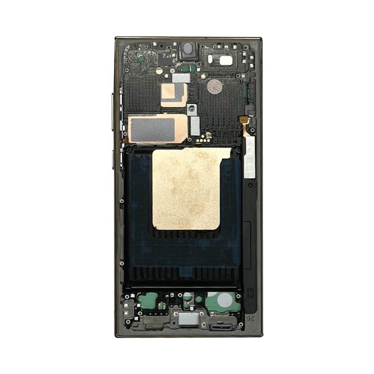 Marco intermedio para Galaxy S24 Ultra (S928), Versión US, Titanium Yellow