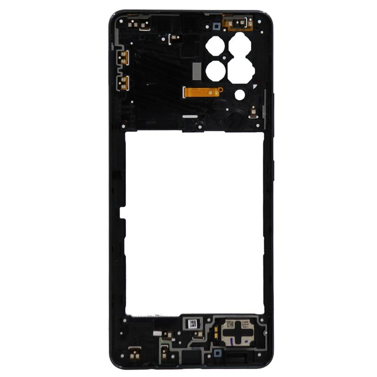 Marco intermedio / carcasa para Galaxy A42 5G, A426 / 2020 / Prism Dot Black