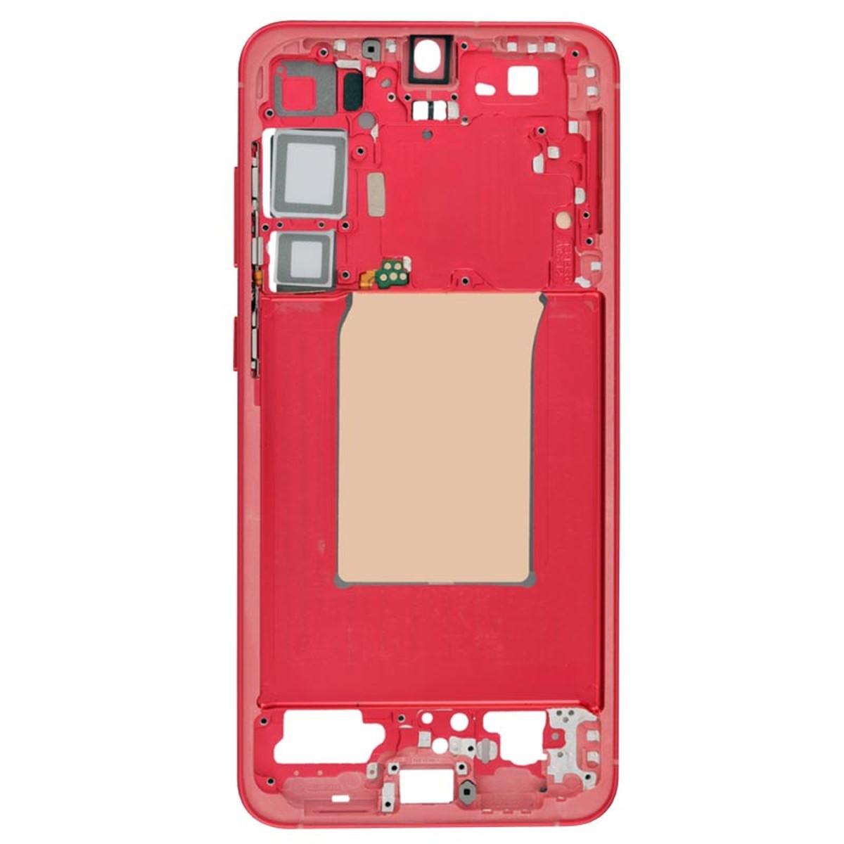 Chasis de marco intermedio para Galaxy S25 Plus 5G (S936), Versión US / Internacional, Coral Red