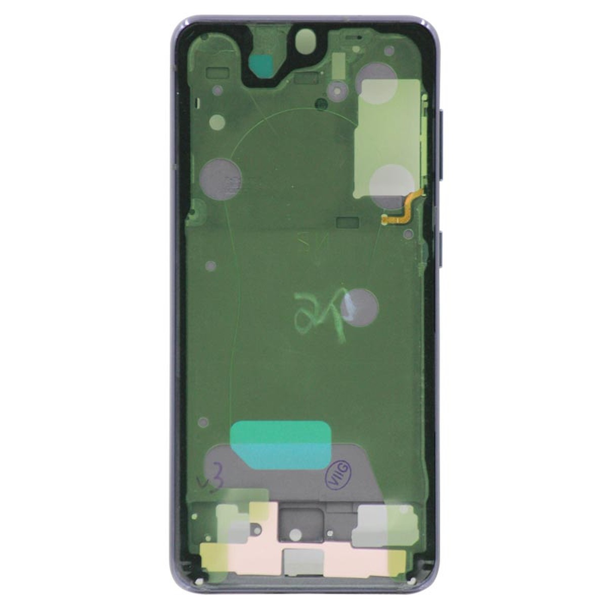 Marco intermedio con adhesivo para Galaxy S21 (G991), Phantom Gray — imagen 2