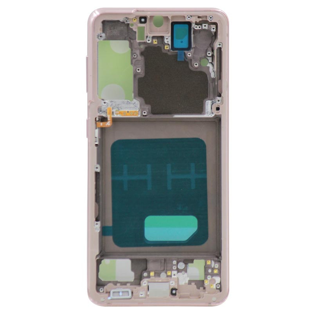 Marco intermedio con adhesivo para Galaxy S21 (G991), Phantom Pink