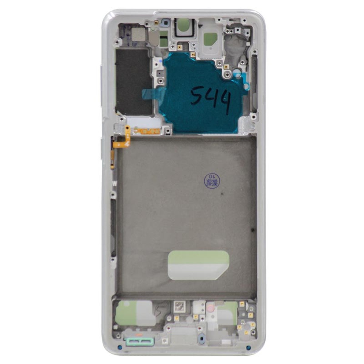 Marco intermedio con adhesivo para Galaxy S21 (G991), Phantom Silver