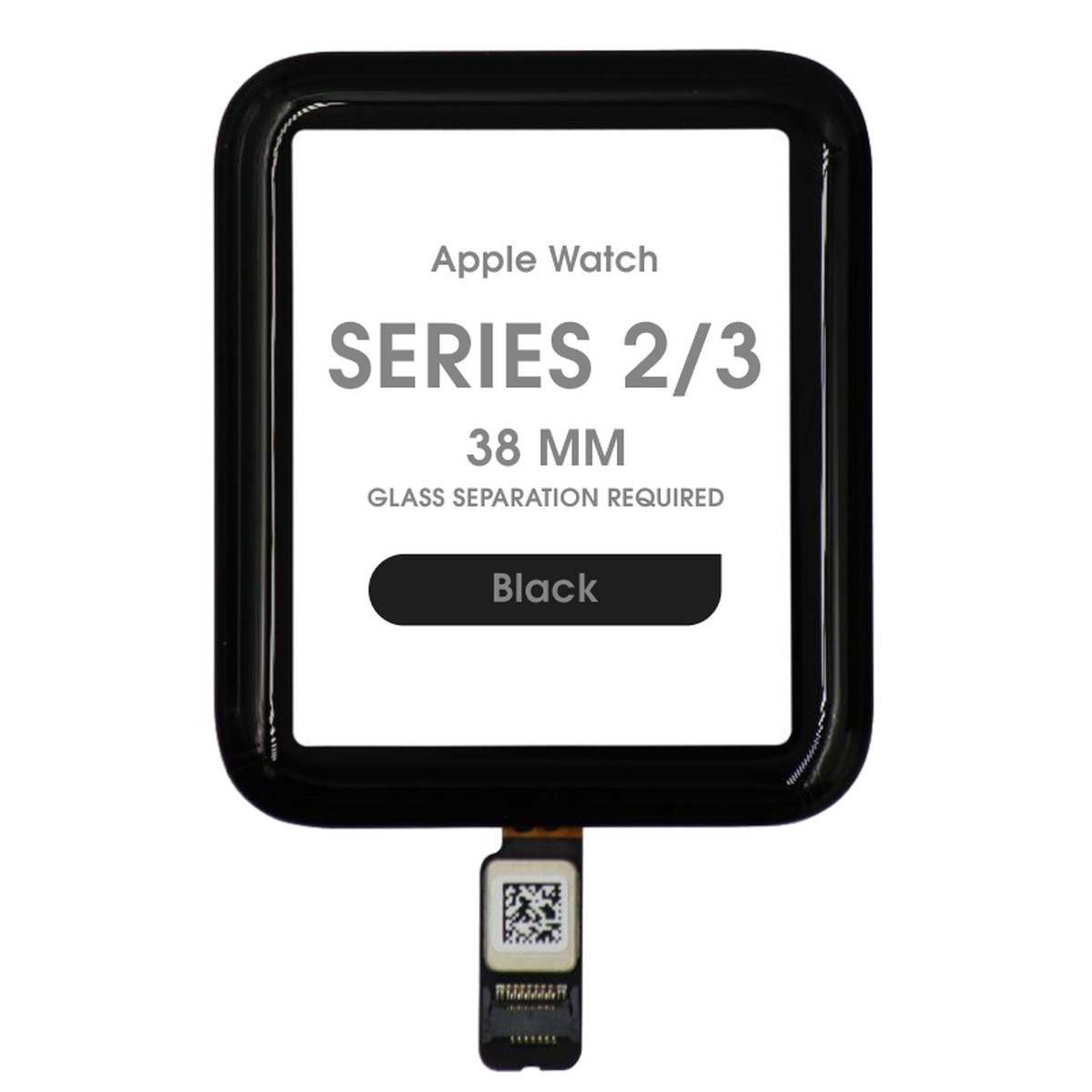 Panel táctil (digitizer) OCA Master para Apple Watch Series 2 / 3, 38 mm / Glass Separation Required