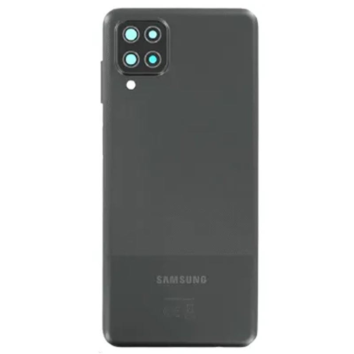 Carcasa trasera con lente de cámara OEM Pull para Galaxy A12 (A125), Black