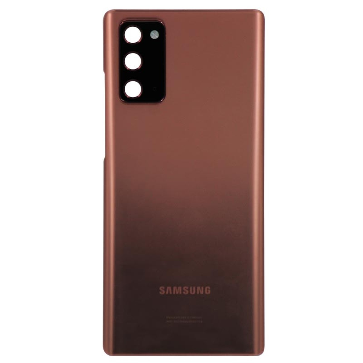 Carcasa trasera con lente de cámara OEM Pull para Galaxy Note 20 5G (N980), Mystic Bronze