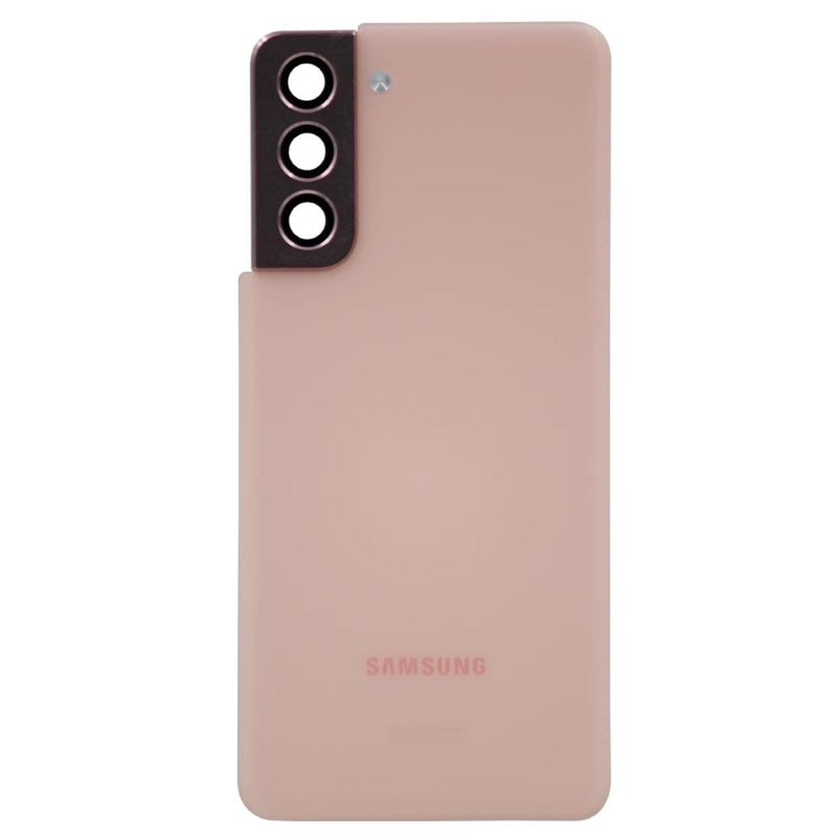 Carcasa trasera con lente de cámara OEM Pull para Galaxy S21 (G991), Phantom Pink