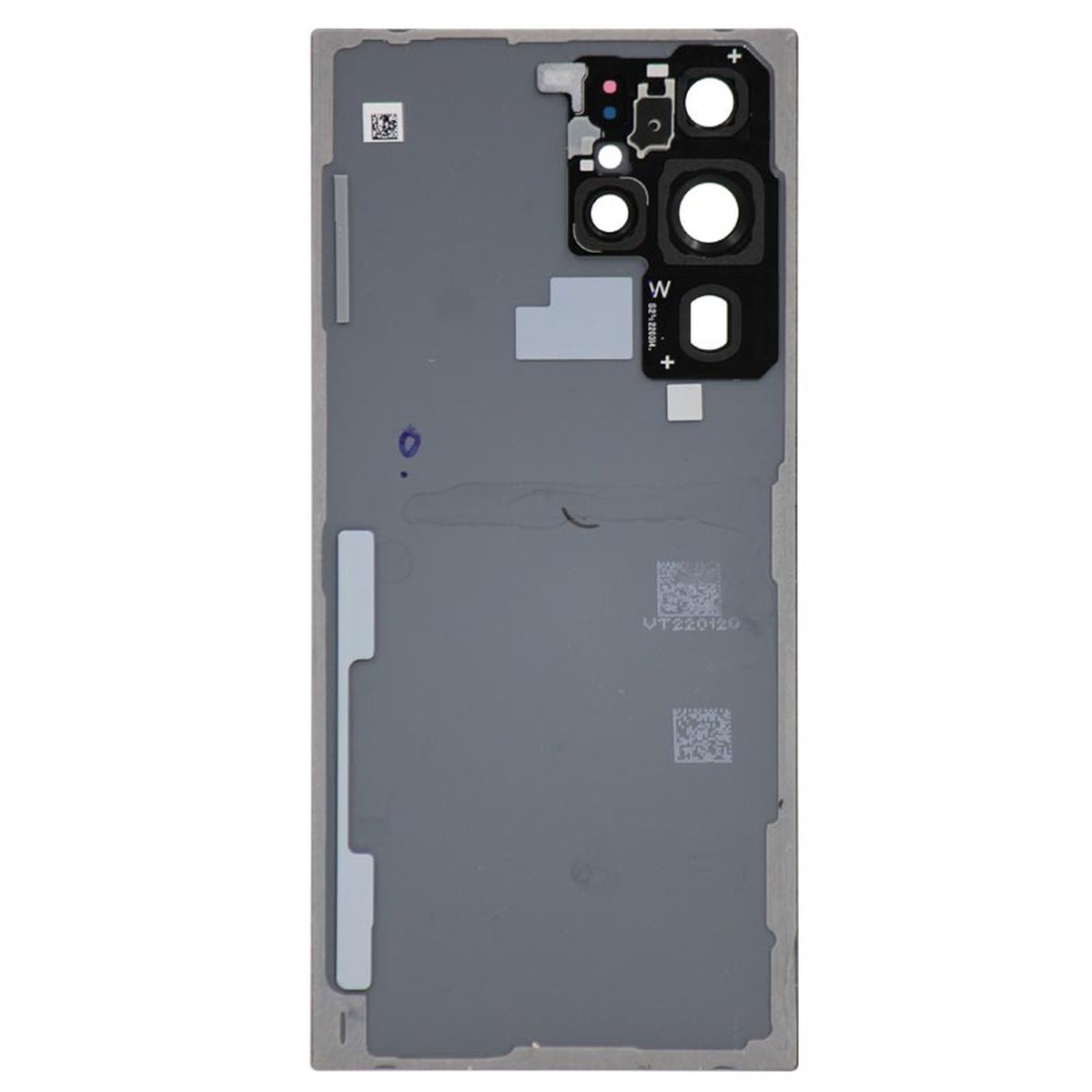 Carcasa trasera con lente de cámara OEM Pull para Galaxy S22 Ultra 5G (G908), White — imagen 2